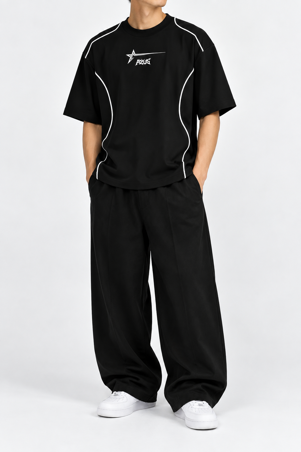 AZUS Oversized T-Shirt – Black