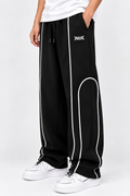 AZUS Wide-Leg Track Pants – Black